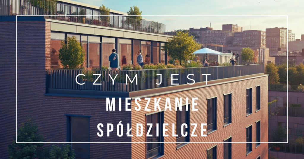 Obraz przedstawia nowoczesny, wielopiętrowy budynek mieszkalny z ceglaną elewacją. Na ostatnim piętrze znajduje się przestronny taras, na którym relaksują się ludzie. W tle widoczna jest panorama miasta. Budynek jest oświetlony ciepłym światłem zachodzącego słońca. Tekst alternatywny: Fotografia przedstawia nowoczesny budynek mieszkalny z dużym tarasem na ostatnim piętrze. Budynek ma ceglaną elewację i znajduje się w mieście.